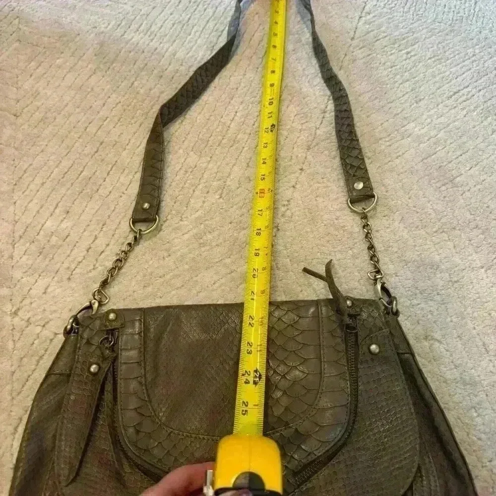 Olivia & joy crocodile pattern shoulder purse